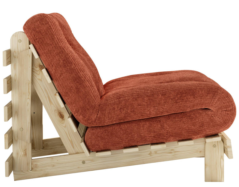 Sofa Schlafsofa ROOTS 90 Polster Cord Kiefer massiv unbehandelt Karup