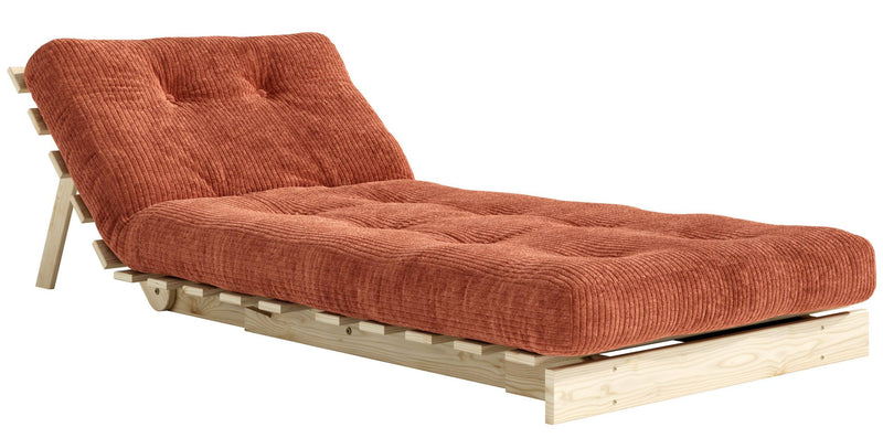 Sofa Schlafsofa ROOTS 90 Polster Cord Kiefer massiv unbehandelt Karup