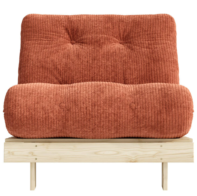 Sofa Schlafsofa ROOTS 90 Polster Cord Kiefer massiv unbehandelt Karup