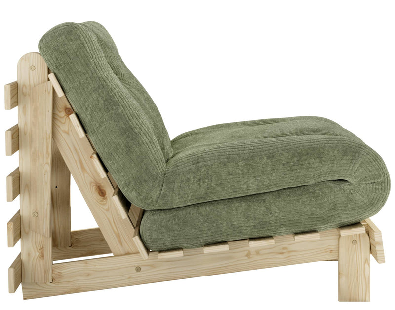 Sofa Schlafsofa ROOTS 90 Polster Cord Kiefer massiv unbehandelt Karup