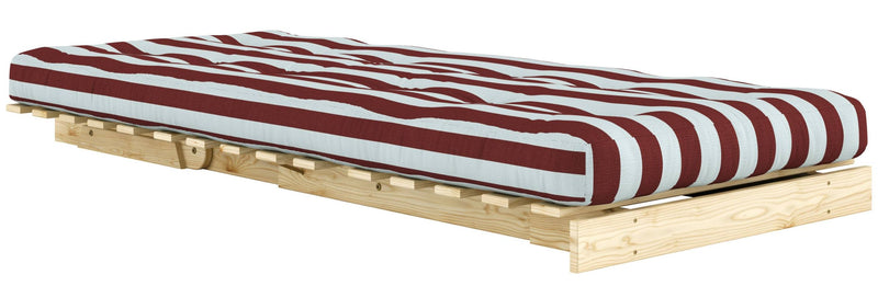 Schlafsofa ROOTS 90 Bold Stripes Sofa Kiefer massiv unbehandelt, Karup