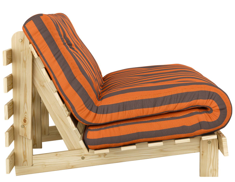 Schlafsofa ROOTS 90 Bold Stripes Sofa Kiefer massiv unbehandelt, Karup