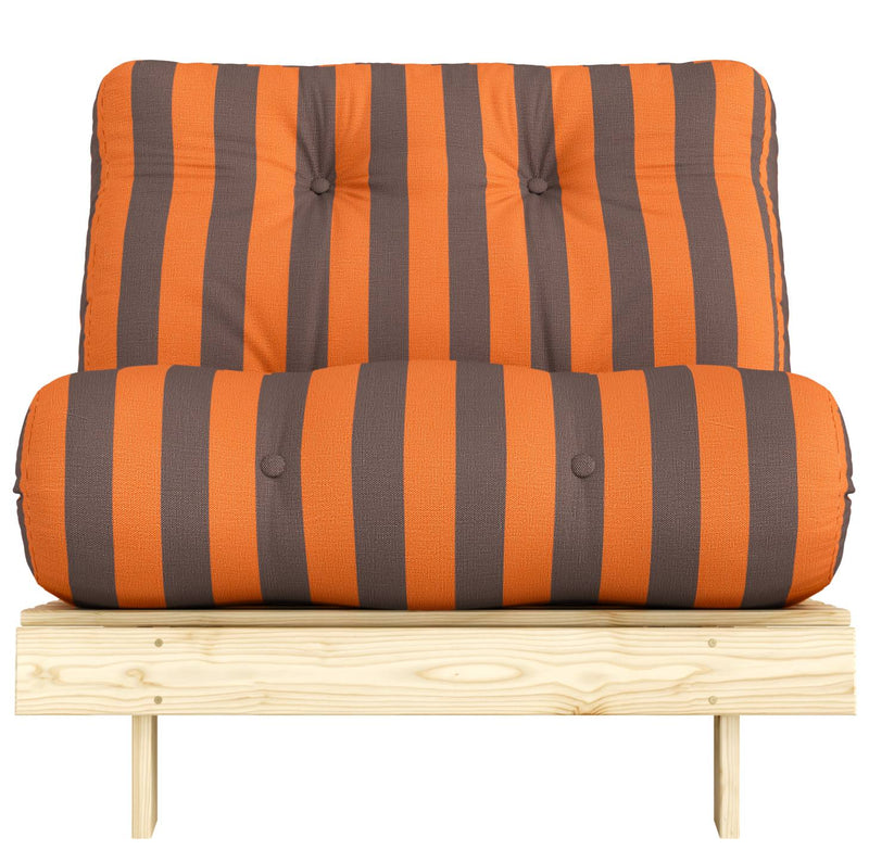 Schlafsofa ROOTS 90 Bold Stripes Sofa Kiefer massiv unbehandelt, Karup