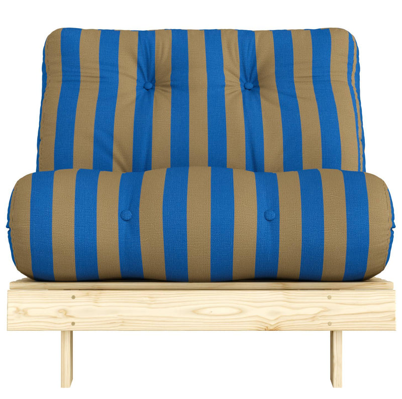 Schlafsofa ROOTS 90 Bold Stripes Sofa Kiefer massiv unbehandelt, Karup