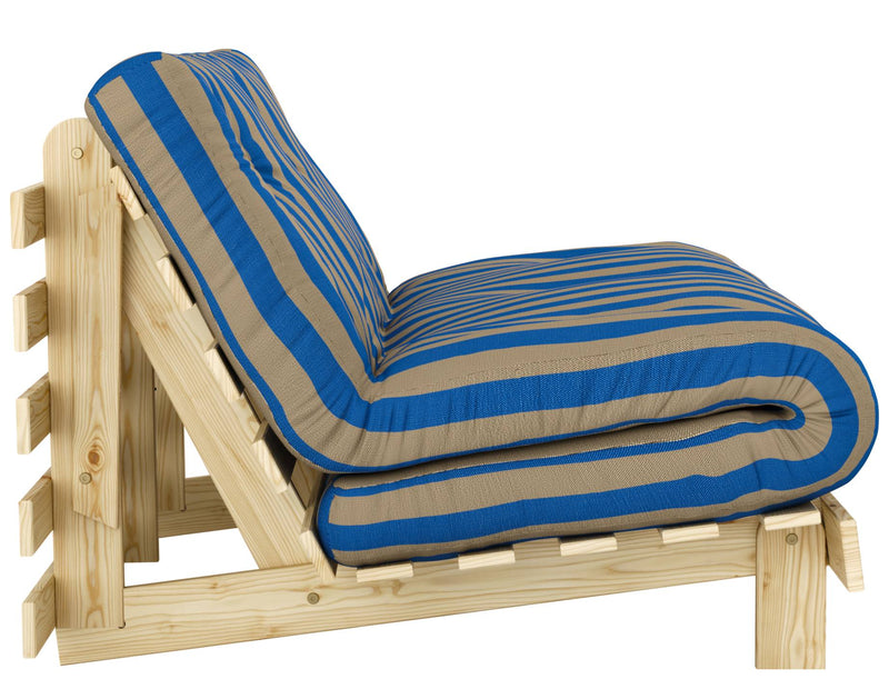 Schlafsofa ROOTS 90 Bold Stripes Sofa Kiefer massiv unbehandelt, Karup