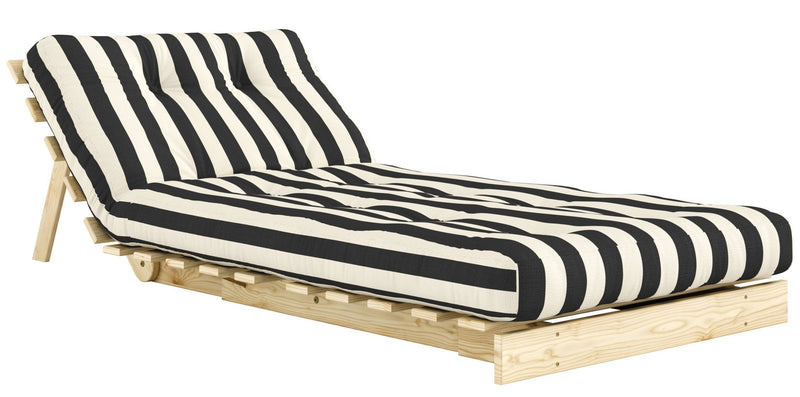 Schlafsofa ROOTS 90 Bold Stripes Sofa Kiefer massiv unbehandelt, Karup
