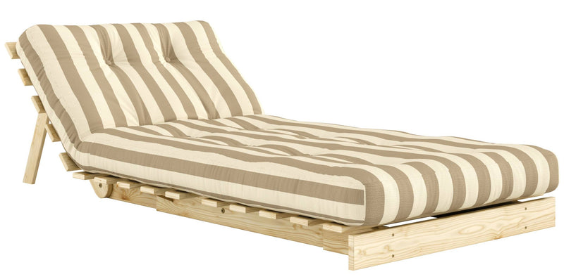 Schlafsofa ROOTS 90 Bold Stripes Sofa Kiefer massiv unbehandelt, Karup