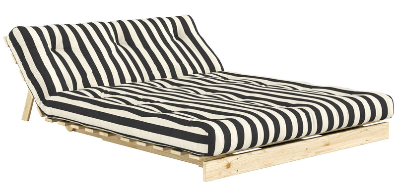 Schlafsofa ROOTS 140 Bold Stripes Sofa Kiefer massiv unbehandelt, Karup