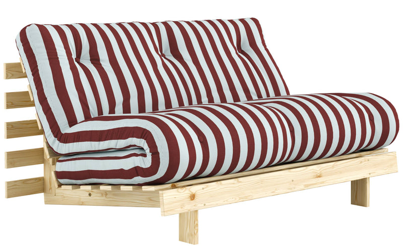 Schlafsofa ROOTS 140 Bold Stripes Sofa Kiefer massiv unbehandelt, Karup