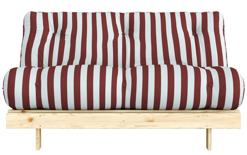 Schlafsofa ROOTS 140 Bold Stripes Sofa Kiefer massiv unbehandelt, Karup