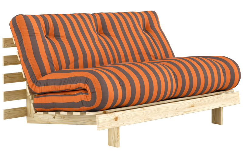Schlafsofa ROOTS 140 Bold Stripes Sofa Kiefer massiv unbehandelt, Karup