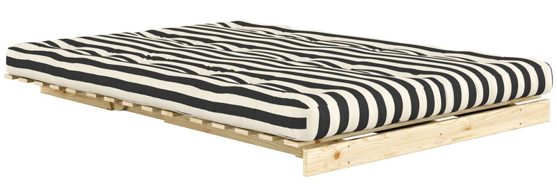 Schlafsofa ROOTS 140 Bold Stripes Sofa Kiefer massiv unbehandelt, Karup