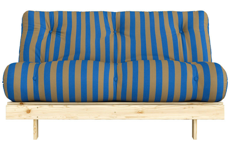 Schlafsofa ROOTS 140 Bold Stripes Sofa Kiefer massiv unbehandelt, Karup