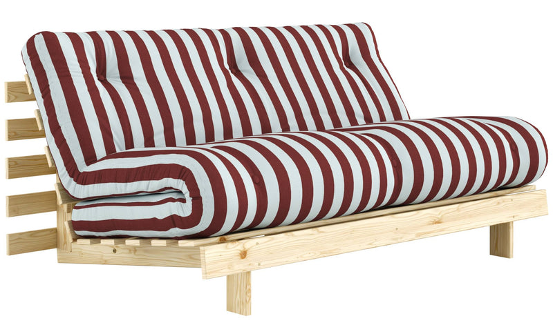 Schlafsofa ROOTS 160 Bold Stripes Sofa Kiefer massiv unbehandelt, Karup