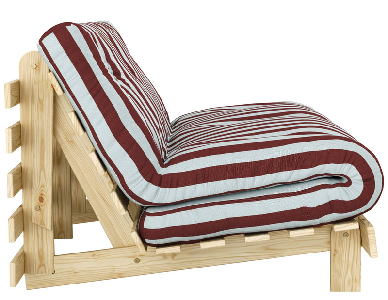 Schlafsofa ROOTS 160 Bold Stripes Sofa Kiefer massiv unbehandelt, Karup