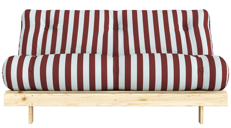 Schlafsofa ROOTS 160 Bold Stripes Sofa Kiefer massiv unbehandelt, Karup