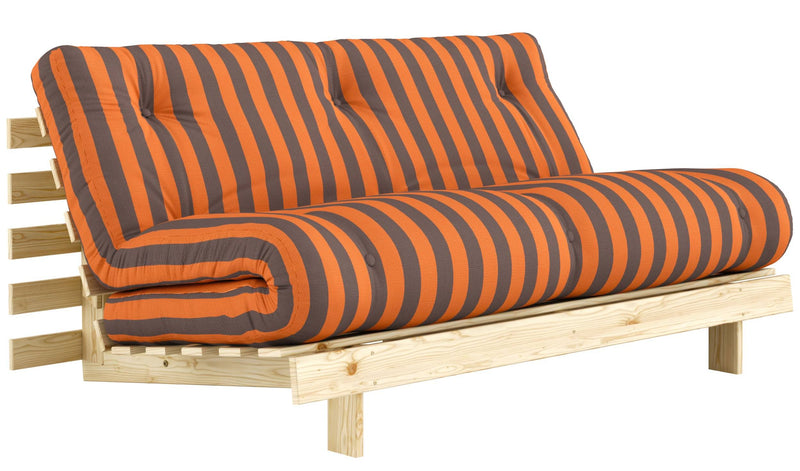 Schlafsofa ROOTS 160 Bold Stripes Sofa Kiefer massiv unbehandelt, Karup