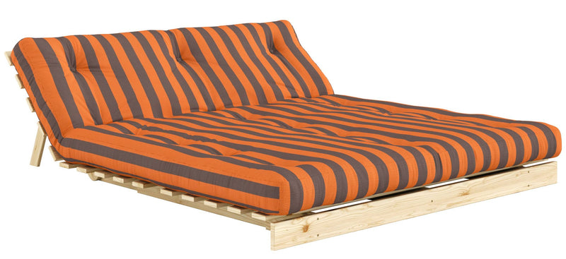 Schlafsofa ROOTS 160 Bold Stripes Sofa Kiefer massiv unbehandelt, Karup