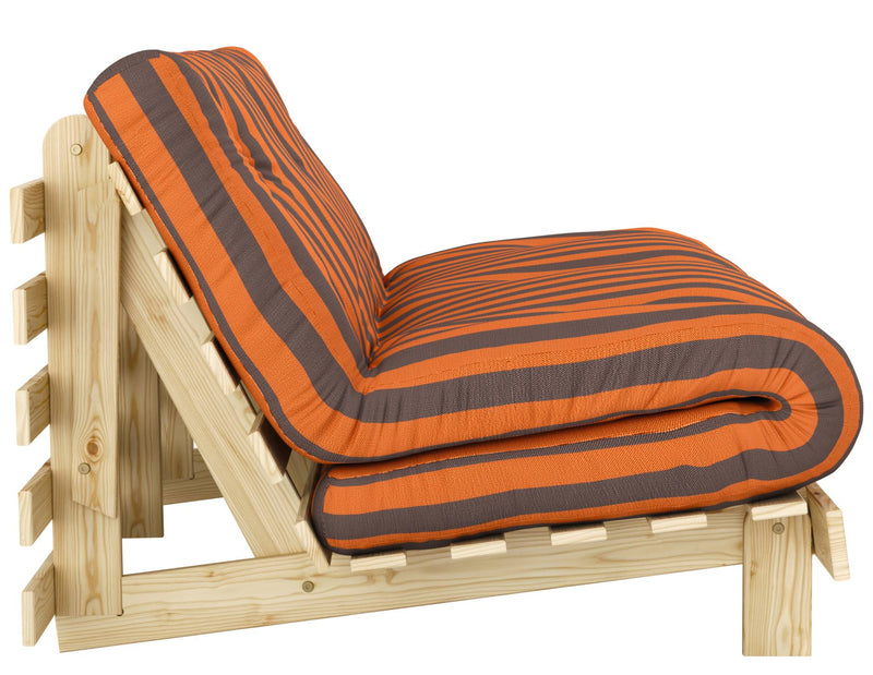 Schlafsofa ROOTS 160 Bold Stripes Sofa Kiefer massiv unbehandelt, Karup
