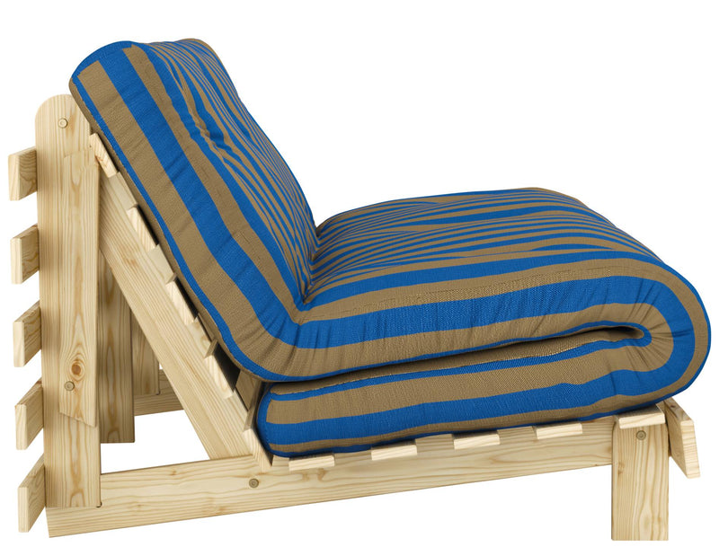 Schlafsofa ROOTS 160 Bold Stripes Sofa Kiefer massiv unbehandelt, Karup
