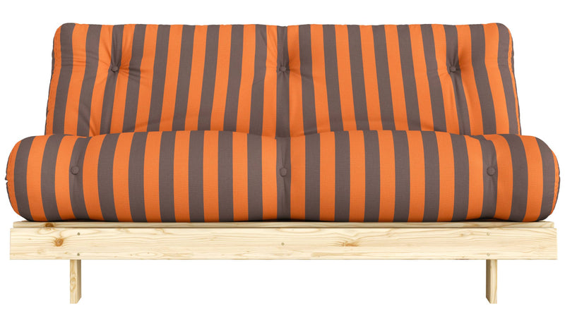 Schlafsofa ROOTS 160 Bold Stripes Sofa Kiefer massiv unbehandelt, Karup
