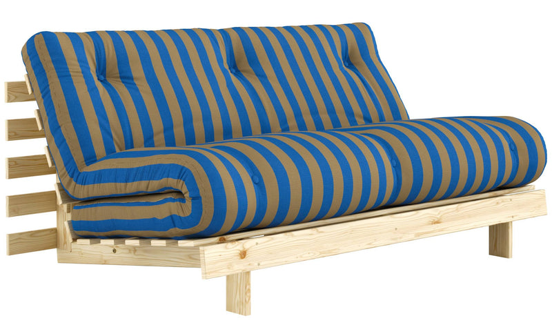Schlafsofa ROOTS 160 Bold Stripes Sofa Kiefer massiv unbehandelt, Karup