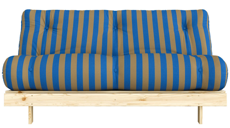 Schlafsofa ROOTS 160 Bold Stripes Sofa Kiefer massiv unbehandelt, Karup
