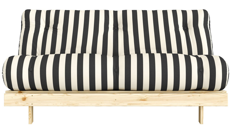 Schlafsofa ROOTS 160 Bold Stripes Sofa Kiefer massiv unbehandelt, Karup
