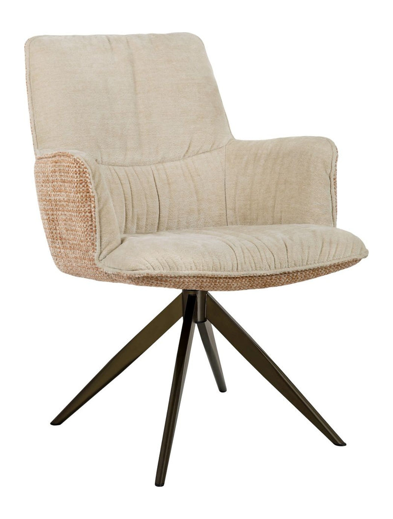 Esszimmerstuhl Chase Ginger Jacquard mit Drehfunktion – Richmond