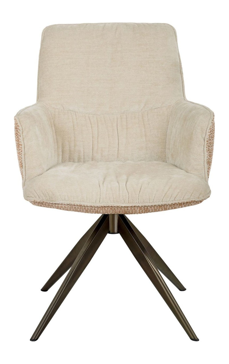 Esszimmerstuhl Chase Ginger Jacquard mit Drehfunktion – Richmond