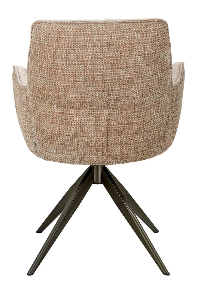 Esszimmerstuhl Chase Ginger Jacquard mit Drehfunktion – Richmond