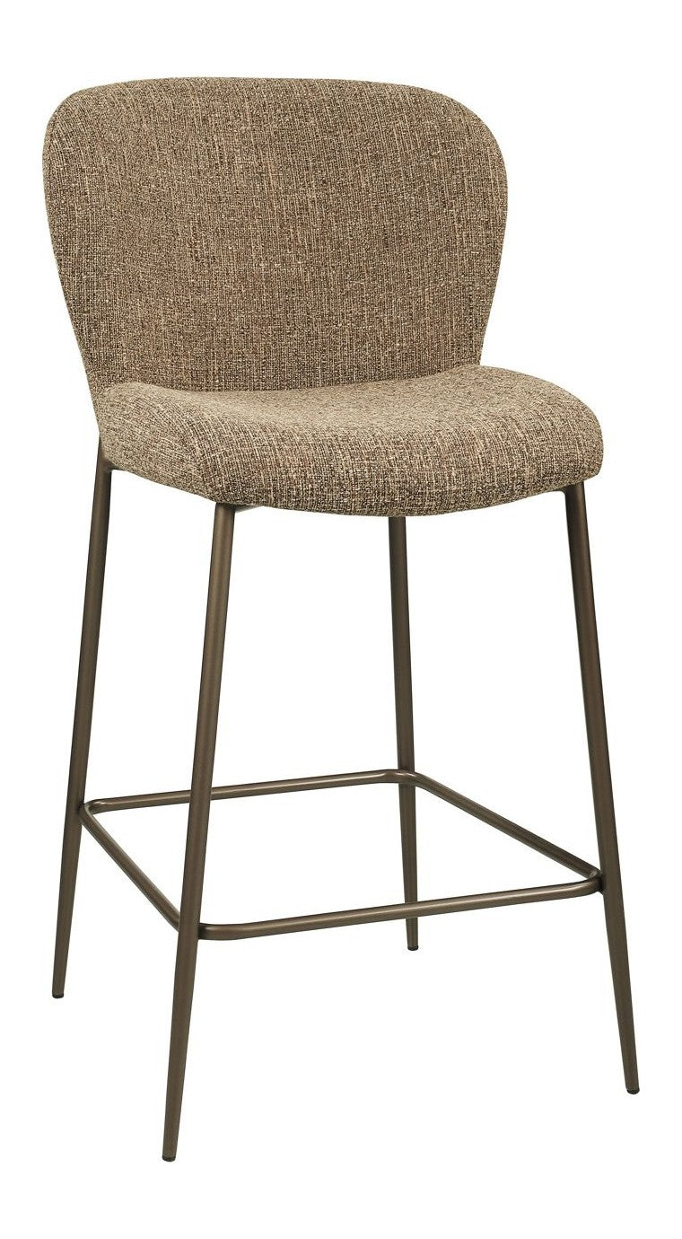 Barhocker Odarby Brown Tweed, Richmond, gepolstert, Sitzhöhe 67 cm