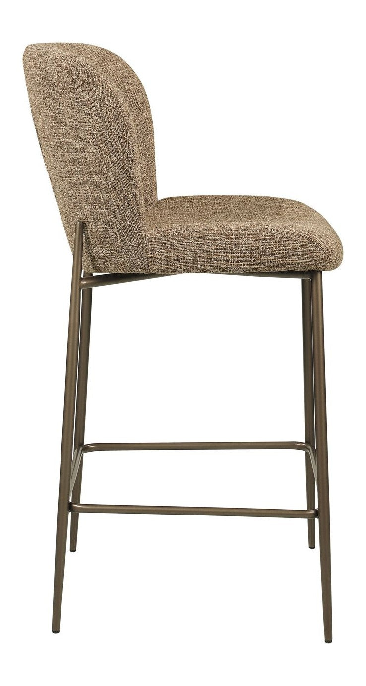 Barhocker Odarby Brown Tweed, Richmond, gepolstert, Sitzhöhe 67 cm
