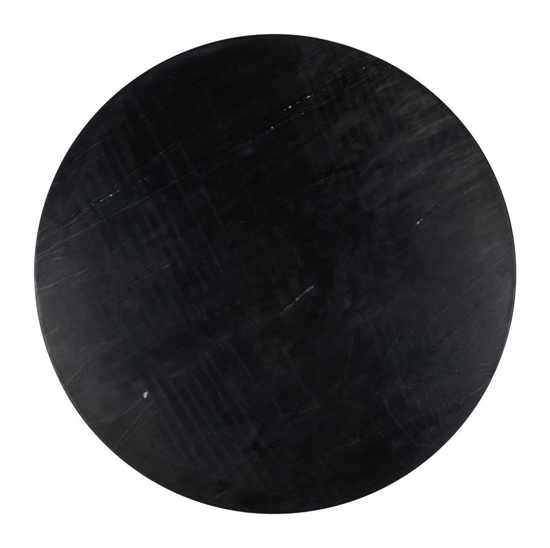 Couchtisch Ironville gold 90 cm - Marmorplatte & Messing-Optik