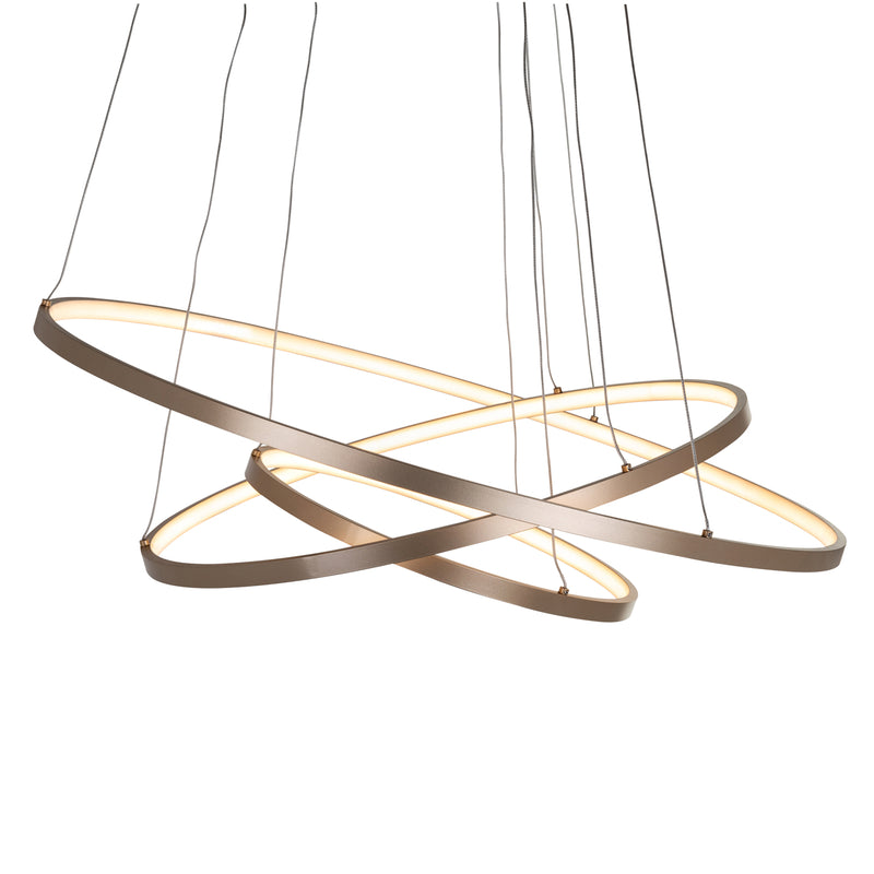 Pendelleuchte Amira gold – Design-Hängeleuchte für Flur & Esstisch