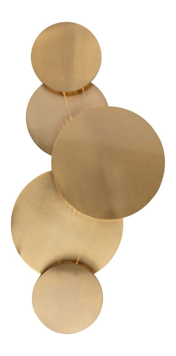 Wandlampe Collin Brushed Gold – dimmbare LED-Wandleuchte
