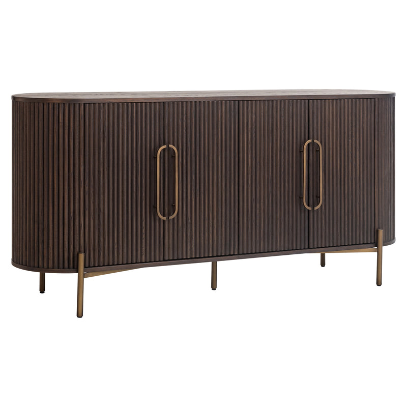 Sideboard Luxor Eiche braun mit 4 Türen & Softclose Richmond