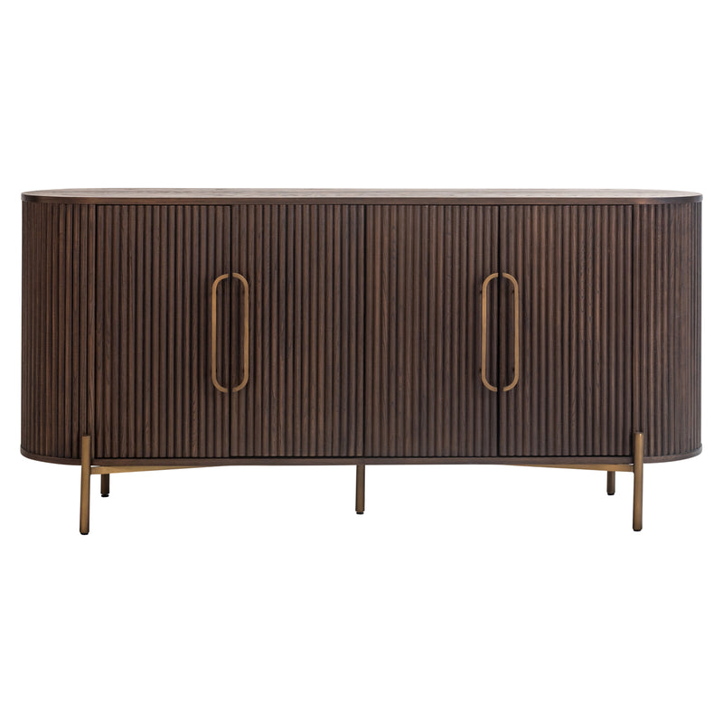 Sideboard Luxor Eiche braun mit 4 Türen & Softclose Richmond
