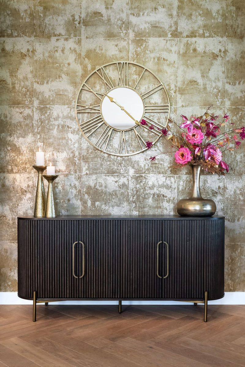 Sideboard Luxor Eiche braun mit 4 Türen & Softclose Richmond