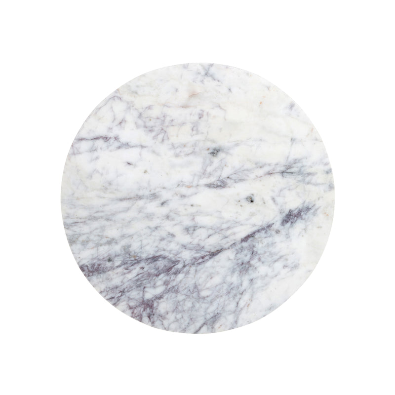 Beistelltisch Celine mit Marmorplatte in brushed gold – Richmond