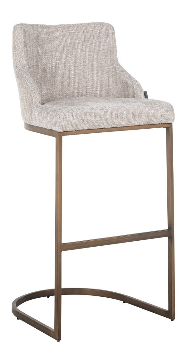 Richmond Barhocker Bolton natural renegade im 2er-Set, gepolstert