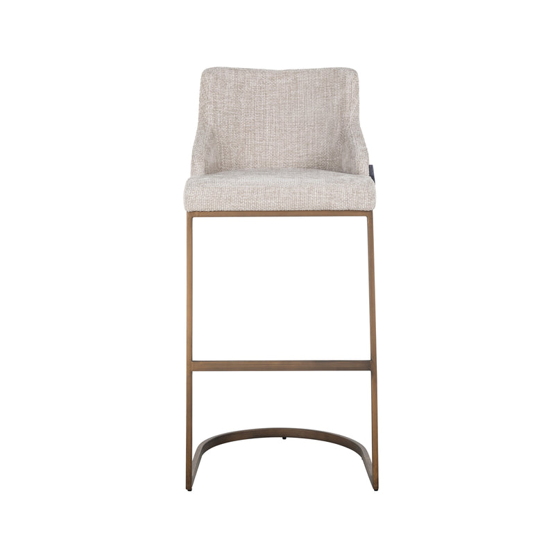 Richmond Barhocker Bolton natural renegade im 2er-Set, gepolstert
