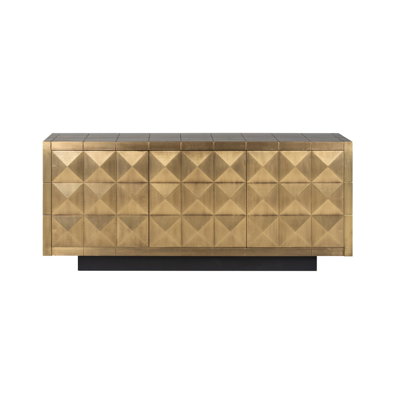 Richmond Sideboard Collada Brushed Gold, 180 cm, Metall & Holz