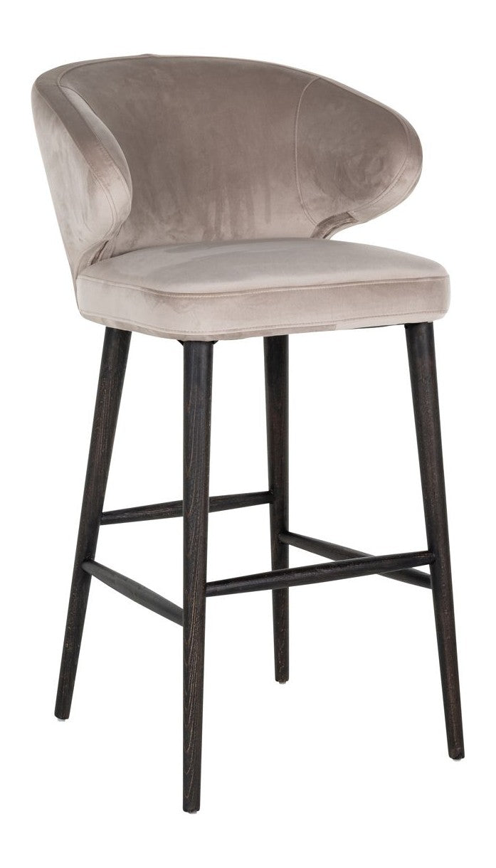 Barhocker Indigo customized – individuell wählbarer Stoffbezug