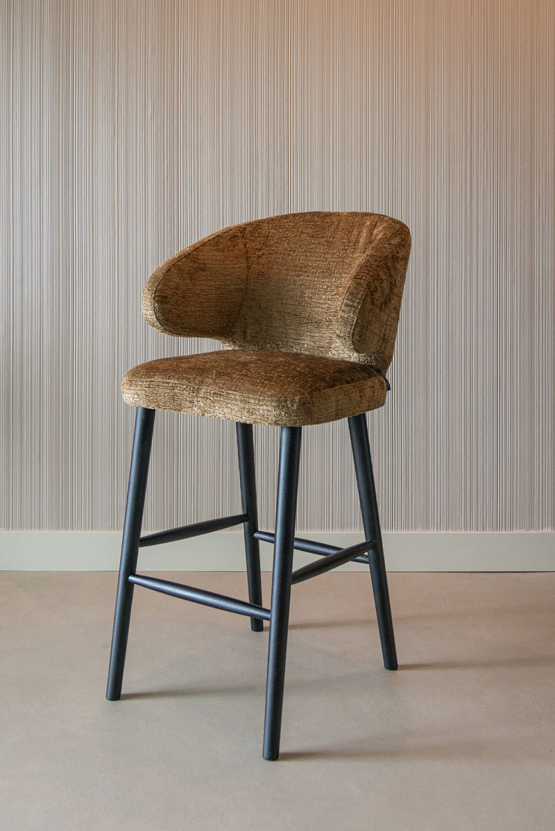 Barhocker Indigo customized – individuell wählbarer Stoffbezug