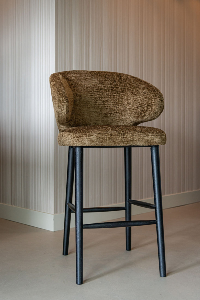 Barhocker Indigo customized – individuell wählbarer Stoffbezug