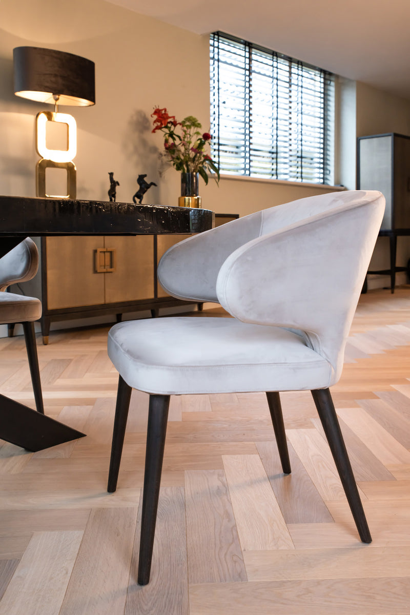Esszimmerstuhl Indigo customized – individuell wählbarer Stoffbezug
