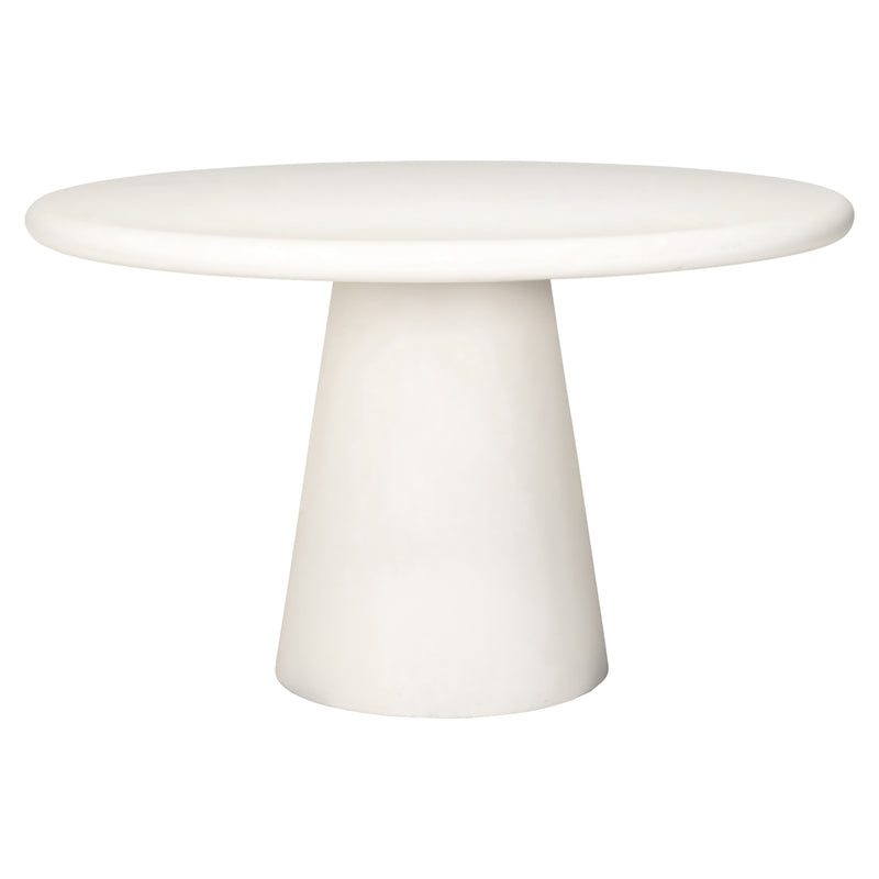 Esstisch Bloomstone Ø130 cm White – organisches Design Richmond