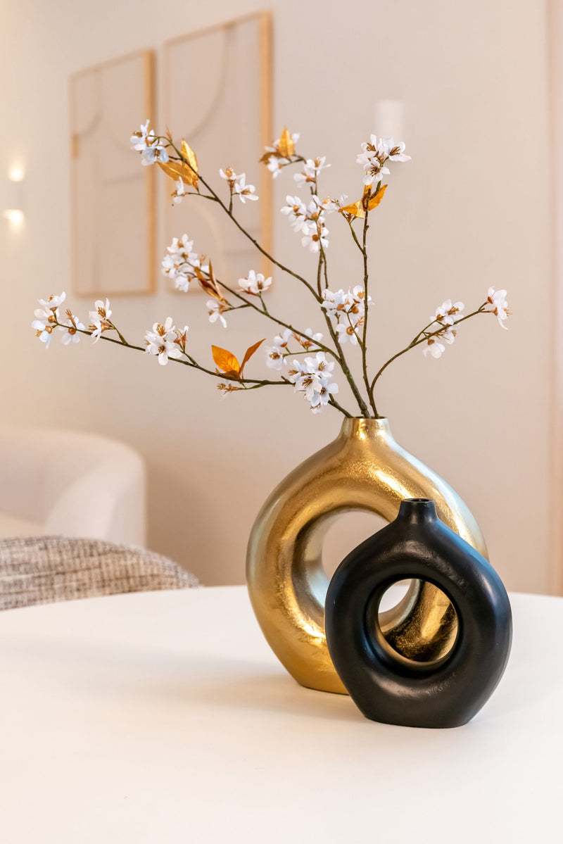 Esstisch Bloomstone Ø130 cm White – organisches Design Richmond