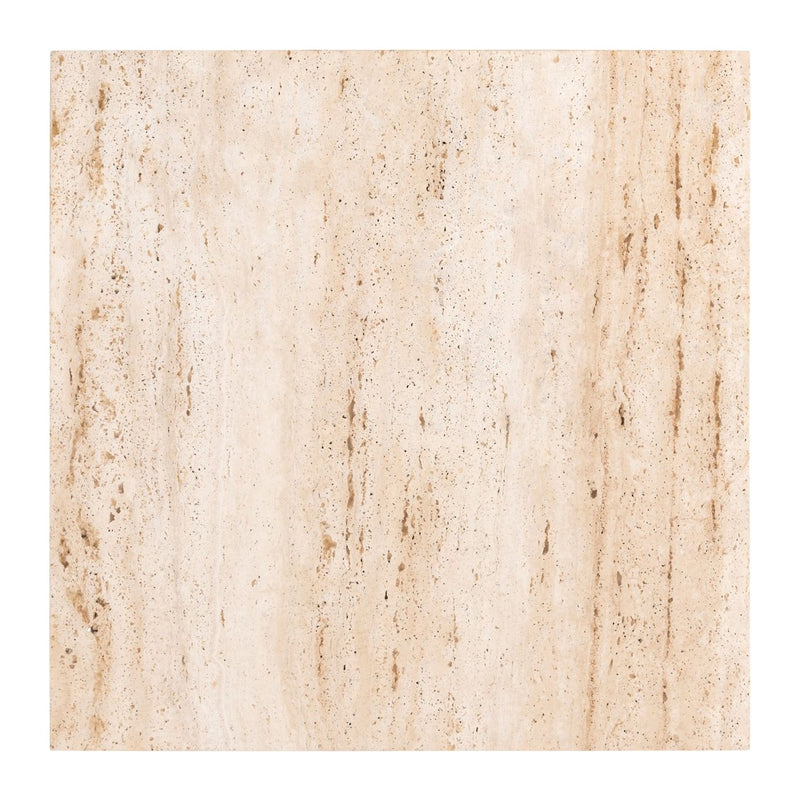 Couchtisch La Cantera 2er-Set, Travertin beige, 80x80 cm